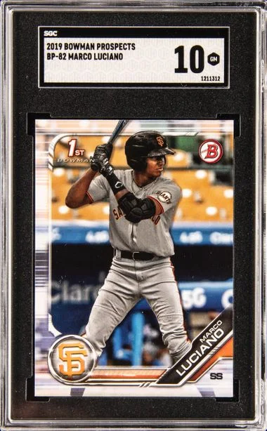 2019 Bowman Marco Luciano Prospects #BP-82 card image