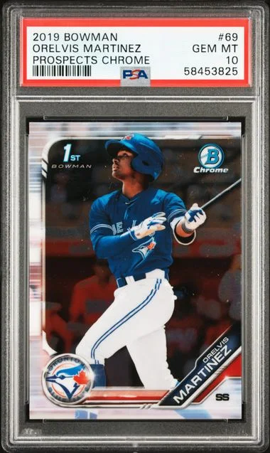 2019 Bowman Orelvis Martinez Prospects Chrome #69 card image
