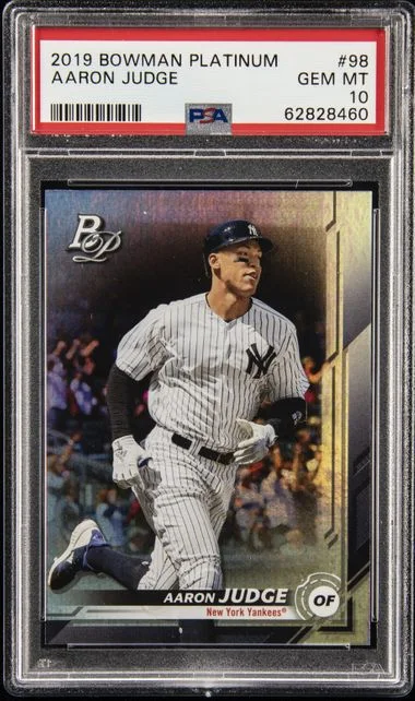 2019 Bowman Platinum Aaron Judge #98 card image