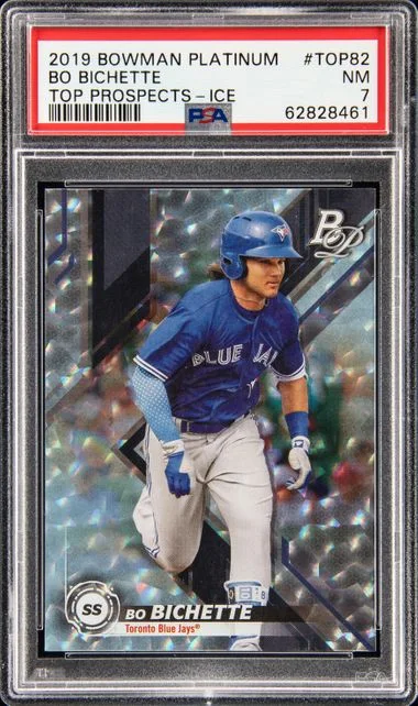 2019 Bowman Platinum Bo Bichette Top Prospects Ice #TOP82 card image