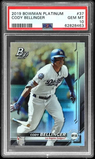 2019 Bowman Platinum Cody Bellinger #37 card image