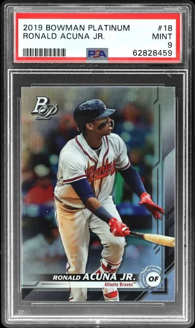 2019 Bowman Platinum Ronald Acuna Jr. #18 card image