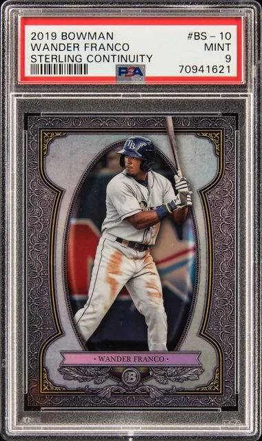 2019 Bowman Sterling Wander Franco Continuity #BS-10 card image