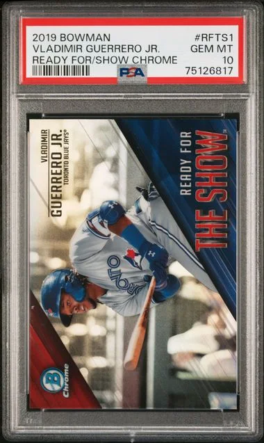 2019 Bowman Vladimir Guerrero Jr. Ready For The Show Chrome #RFTS-1 card image
