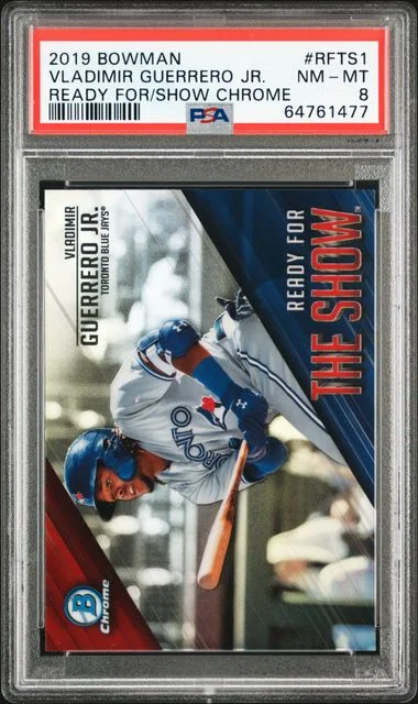 2019 Bowman Vladimir Guerrero Jr. Ready For The Show Chrome #RFTS1 card image