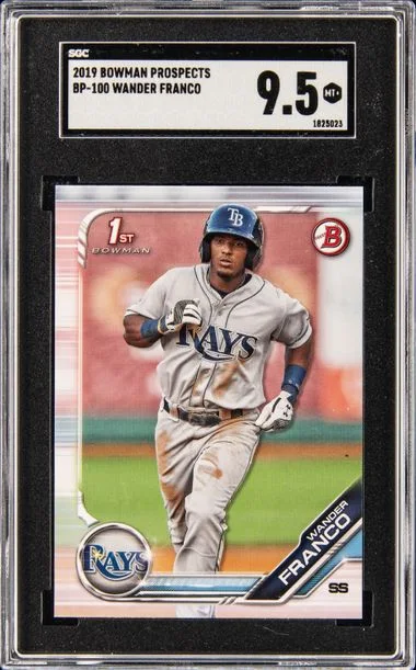 2019 Bowman Wander Franco Paper Prospects #B100 card image