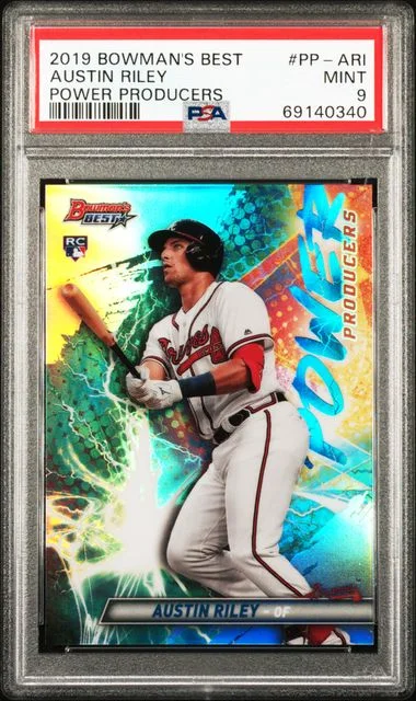 2019 Bowman's Best Austin Riley Power Producers #PP-ARI card image