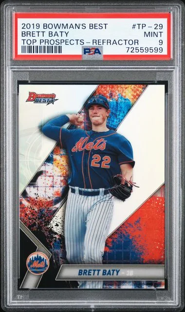 2019 Bowman's Best Brett Baty Top Prospects Refractor #TP-29 card image