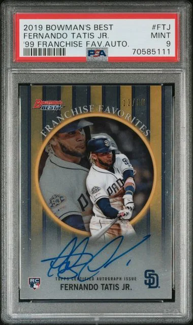 2019 Bowman's Best Fernando Tatis Jr. 1999 Franchise Favorites Autographs #FTJ card image