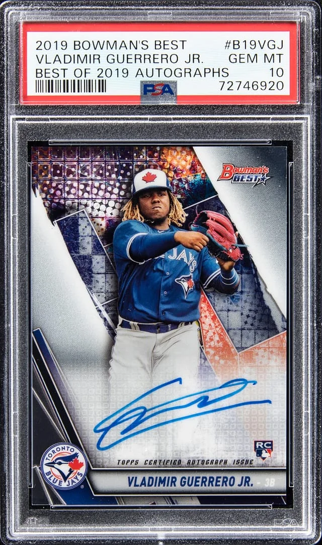 2019 Bowman's Best Vladimir Guerrero Jr. Best of 2019 Autograph #B19-VGJ card image