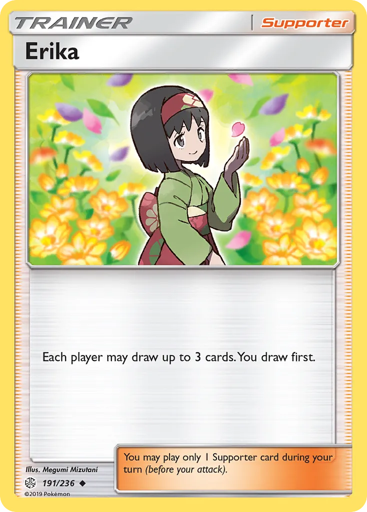 2019 Cosmic Eclipse Erika Uncommon #191/236 Uncommon card image