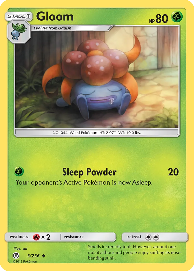 2019 Cosmic Eclipse Gloom Uncommon #003/236 Uncommon card image