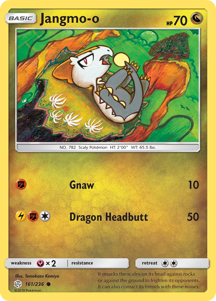 2019 Cosmic Eclipse Jangmo-o #161/236 Common card image