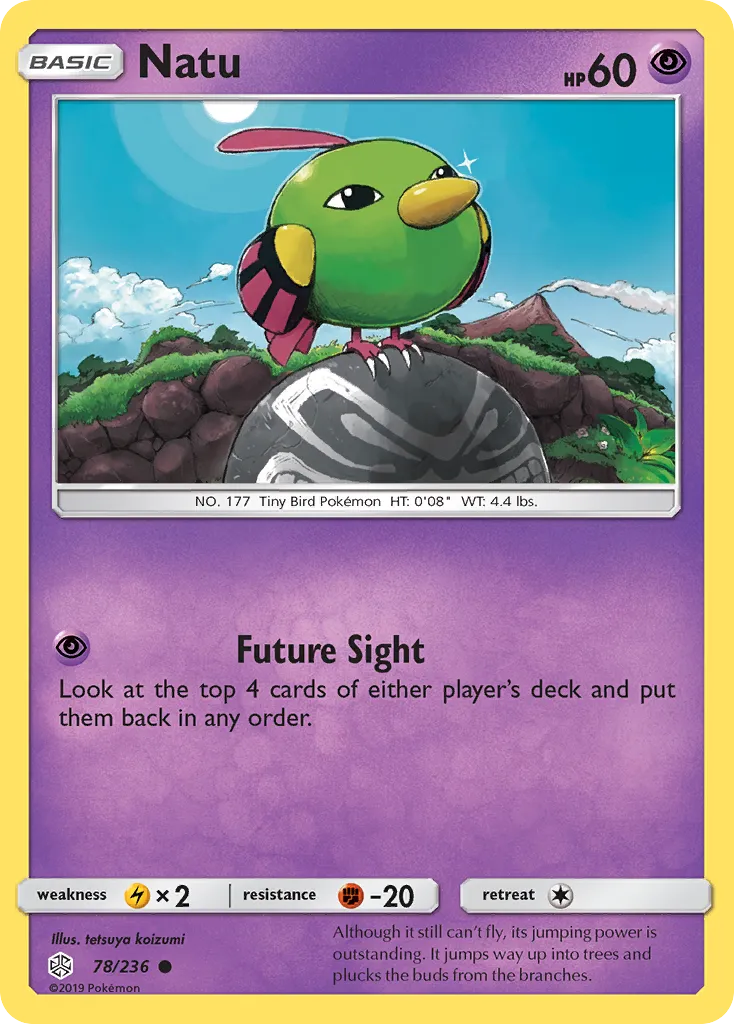 2019 Cosmic Eclipse Natu Common #078/236 Common card image