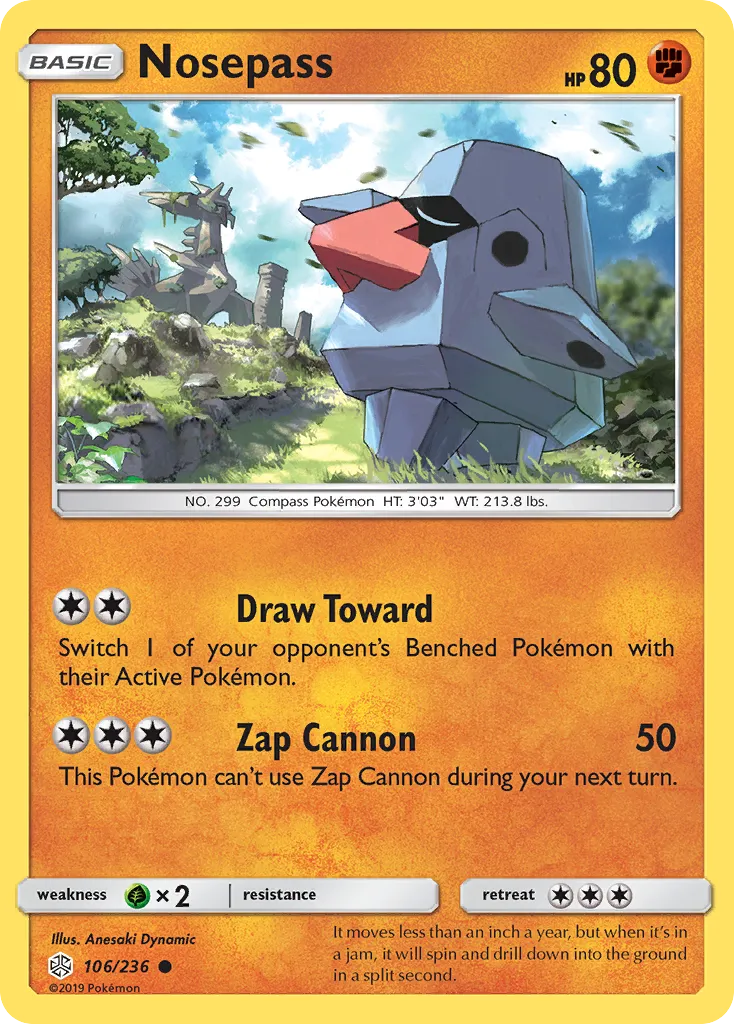 2019 Cosmic Eclipse Nosepass Common #106/236 Common card image