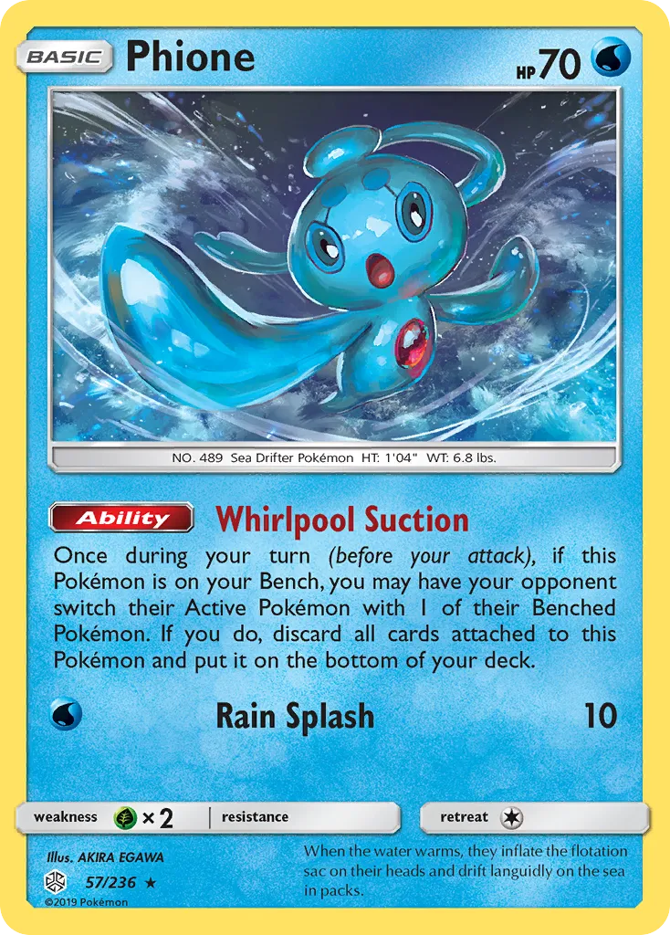2019 Cosmic Eclipse Phione Rare #057/236 Rare card image