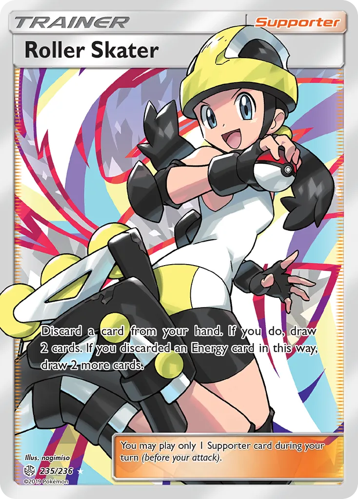 2019 Cosmic Eclipse Roller Skater #235/236 Rare Ultra card image