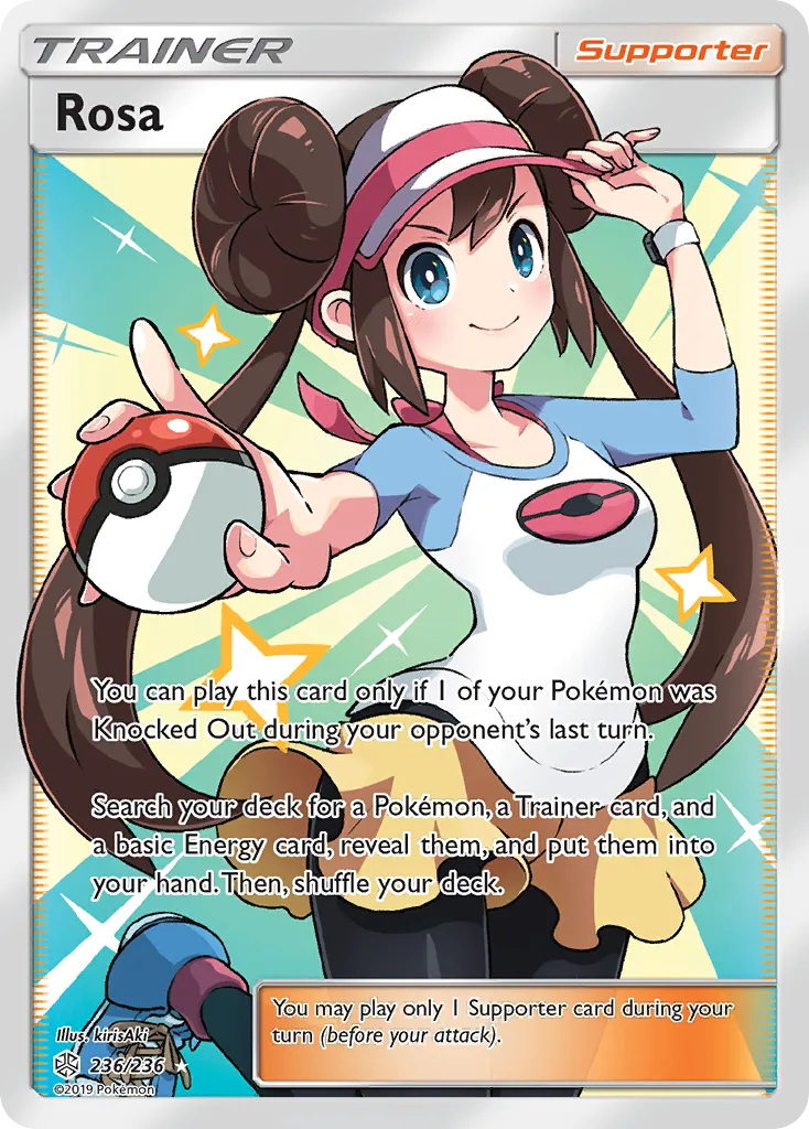 2019 Cosmic Eclipse Rosa #236/236 Rare Ultra card image