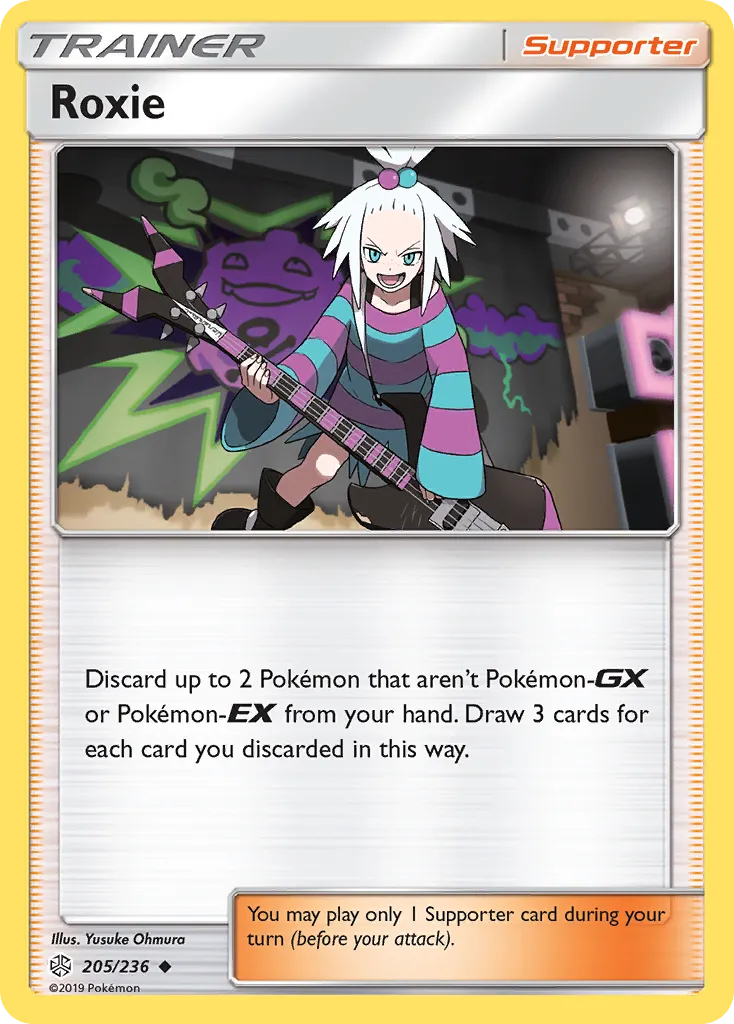 2019 Cosmic Eclipse Roxie Uncommon #205/236 Uncommon card image
