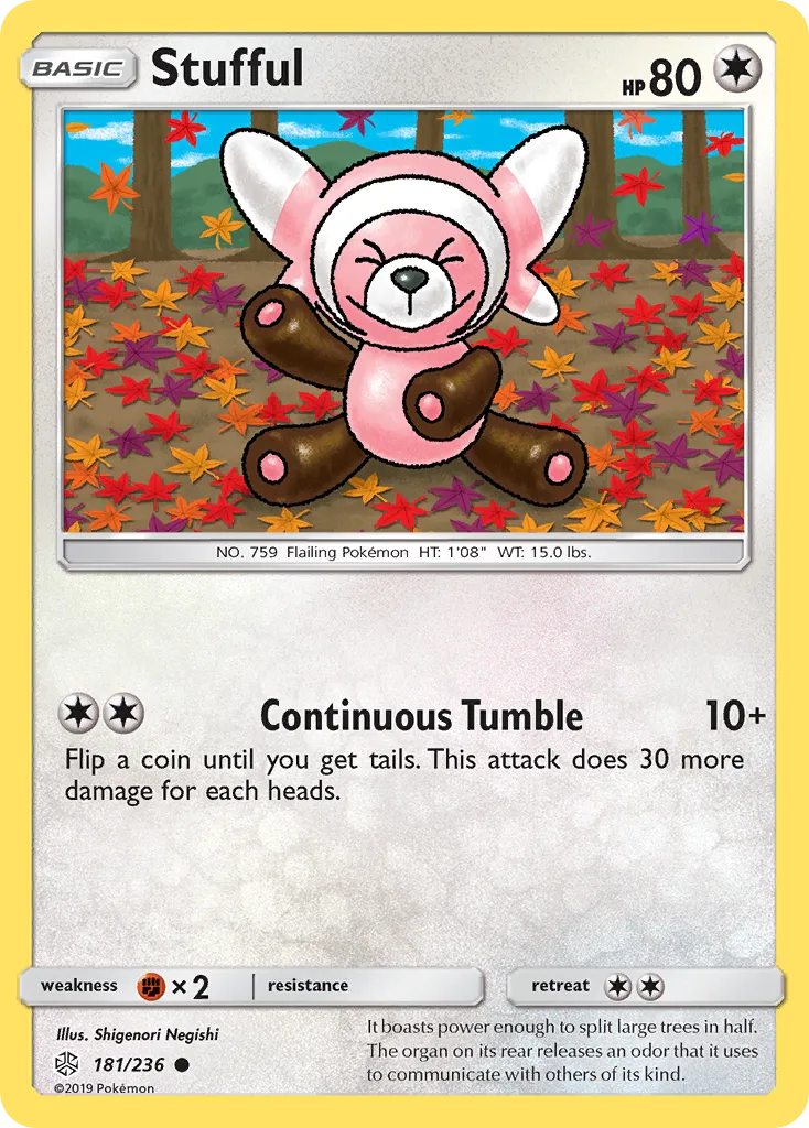 2019 Cosmic Eclipse Stufful Common #181/236 Common card image