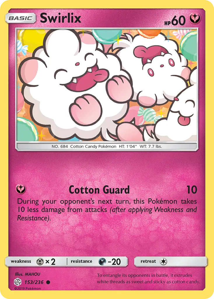 2019 Cosmic Eclipse Swirlix Common #153/236 Common card image