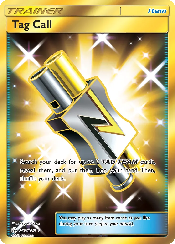 2019 Cosmic Eclipse Tag Call #270/236 Rare Secret card image