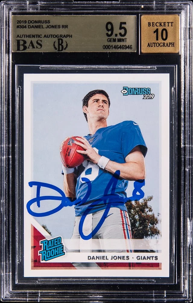 2019 Donruss Daniel Jones Rated #304 card image