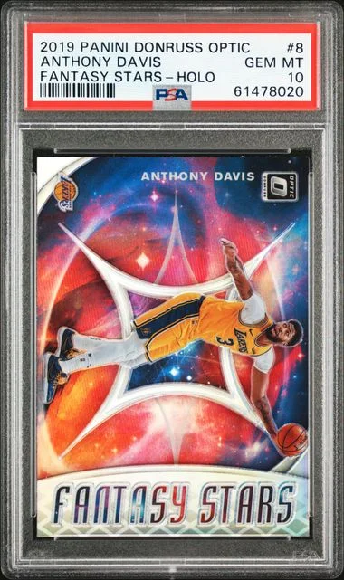 2019 Donruss Optic Anthony Davis Fantasy Stars #8 card image