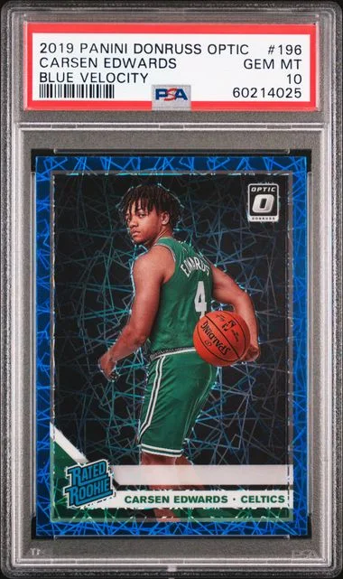 2019 Donruss Optic Carsen Edwards #196 card image