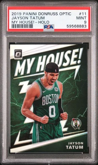 2019 Donruss Optic Jayson Tatum My House! #11 card image