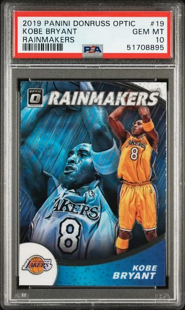 2019 Donruss Optic Kobe Bryant Rainmakers #19 card image