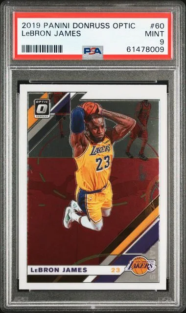 2019 Donruss Optic LeBron James #60 card image