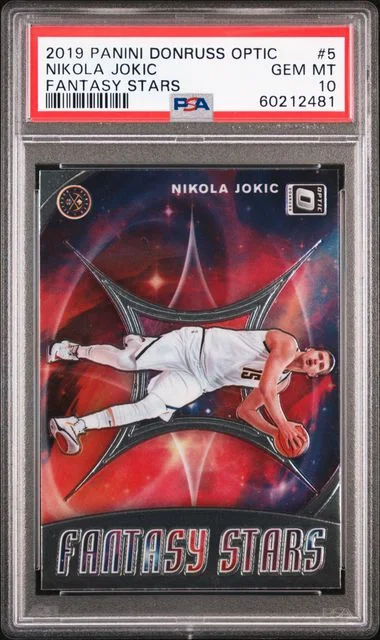 2019 Donruss Optic Nikola Jokic Fantasy Stars #5 card image