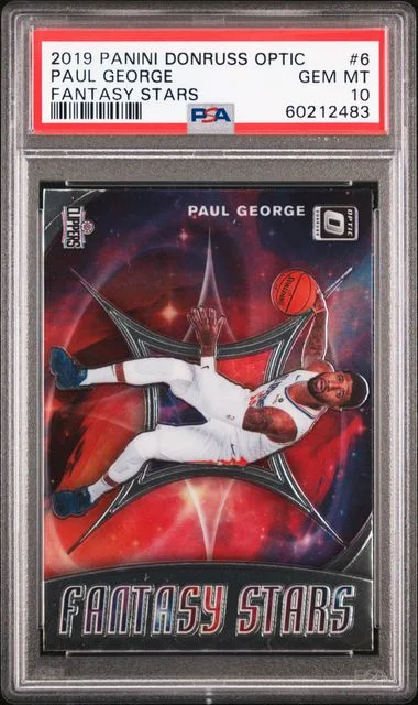 2019 Donruss Optic Paul George Fantasy Stars #6 card image