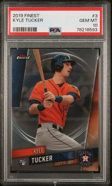 2019 Finest Kyle Tucker #3 card image