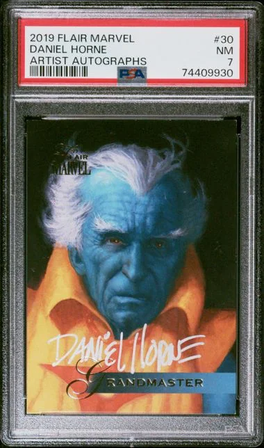 2019 Flair Daniel Horne Marvel Artist Autographs #30 card image