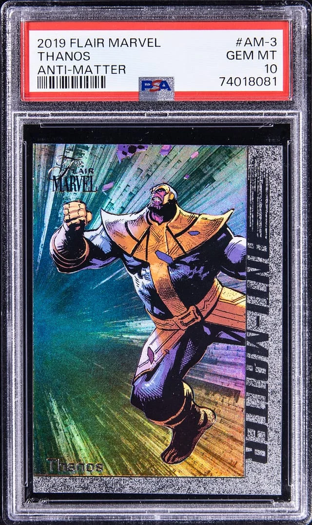 2019 Flair Thanos Marvel Anti-Matter #AM-3 card image