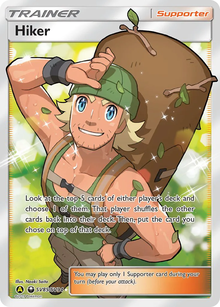 2019 Hidden Fates Shiny Vault Hiker Rare Ultra #SV85 Rare Ultra card image