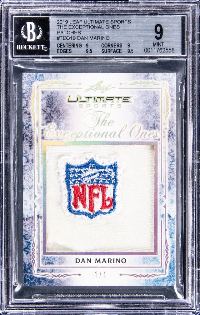 2019 Leaf Dan Marino Ultimate Sports The Exceptional Ones Patches #TEO19 card image