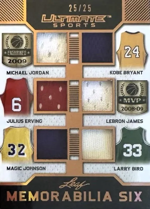 2019 Leaf Ultimate Sports Michael Jordan Ultimate Memorabilia 6 #U6-06 card image