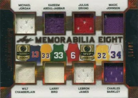 2019 Leaf Ultimate Sports Michael Jordan Ultimate Memorabilia 8 #U8-04 card image