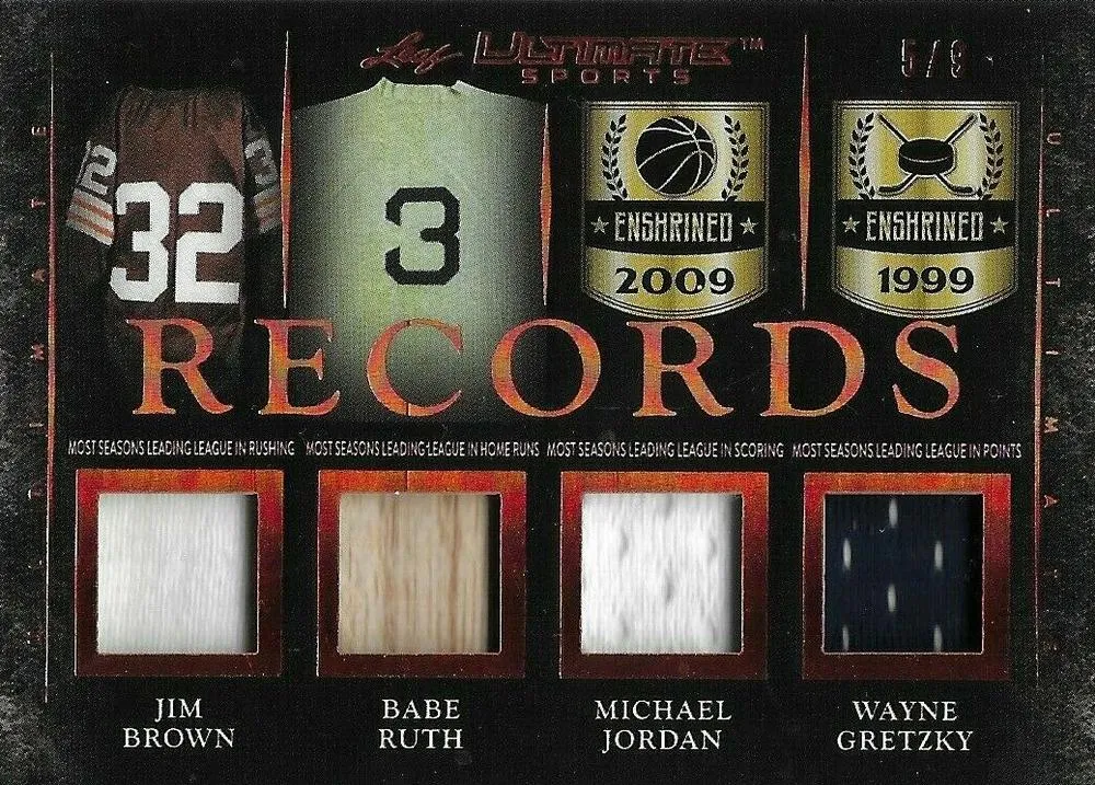 2019 Leaf Ultimate Sports Michael Jordan Ultimate Records Relics #UR-03 card image