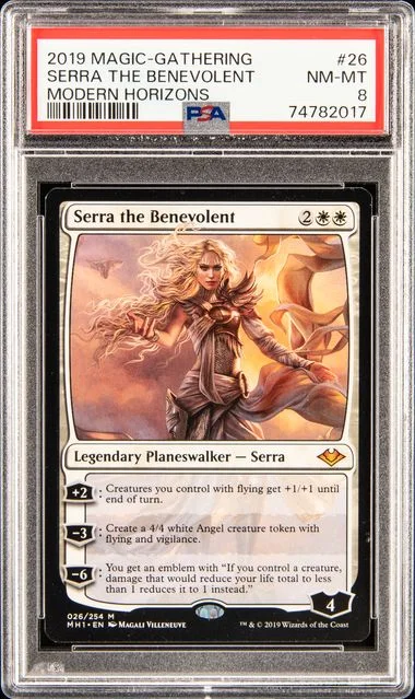 2019 Magic The Gathering Modern Horizons Serra The Benevolent #26 card image
