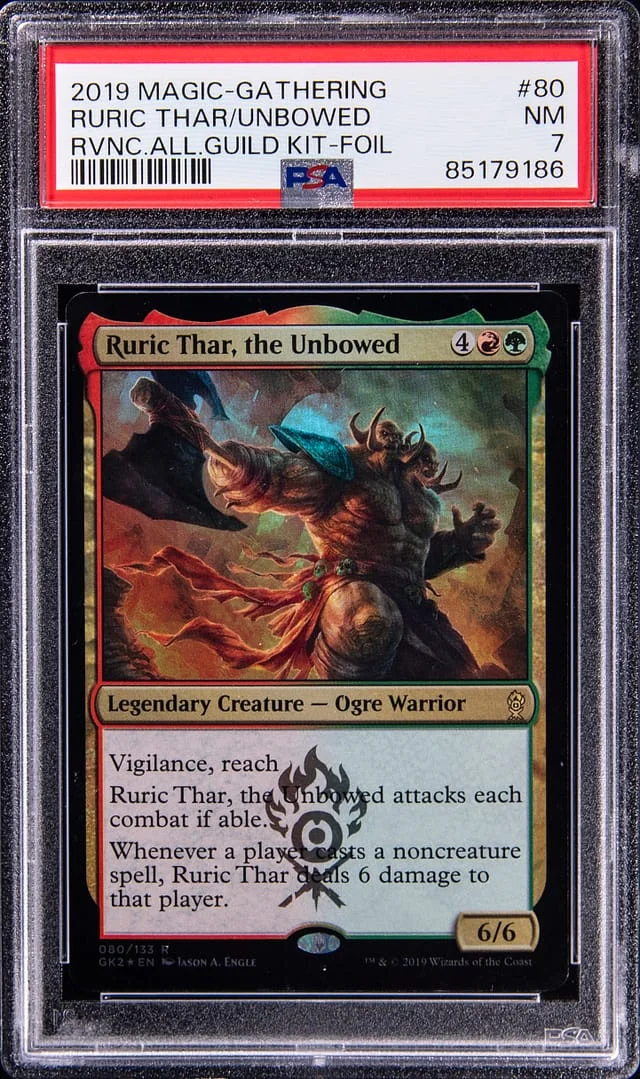 2019 Magic: The Gathering Ravnica Allegiance Guild Kit Foil Ruric Thar, the Unbowed #80 card image