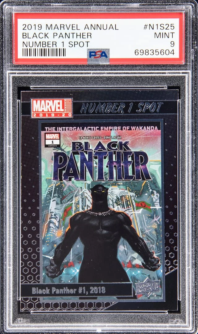 2019 Marvel Annual Number 1 Spot Black Panther #N1S25 card image