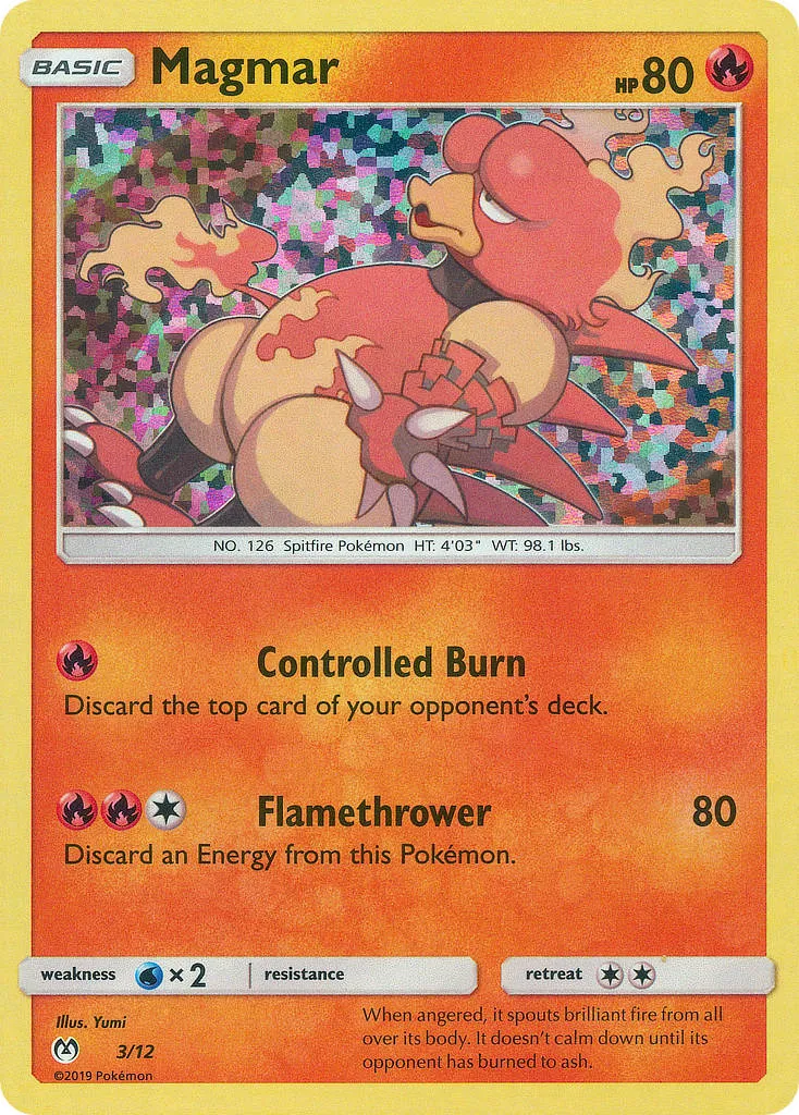 2019 McDonald's Collection 2019 Magmar McDonald's Promo #03/12 McDonald's Promo card image