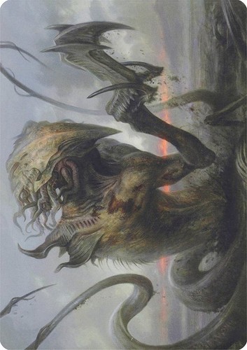 2019 Modern Horizons Art Series Dregscape Sliver // Dregscape Sliver common #27 unlisted card image