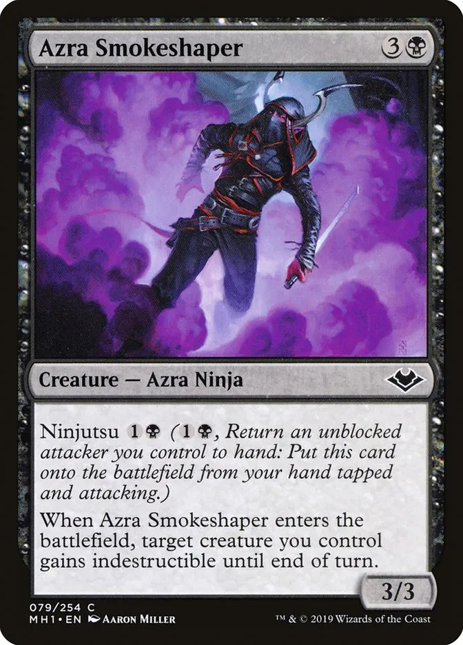 2019 Modern Horizons Azra Smokeshaper common #79 unlisted card image