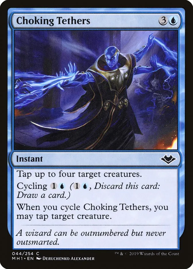 2019 Modern Horizons Choking Tethers common #44 unlisted card image