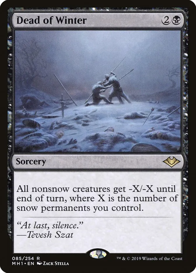 2019 Modern Horizons Dead of Winter rare #85 unlisted card image